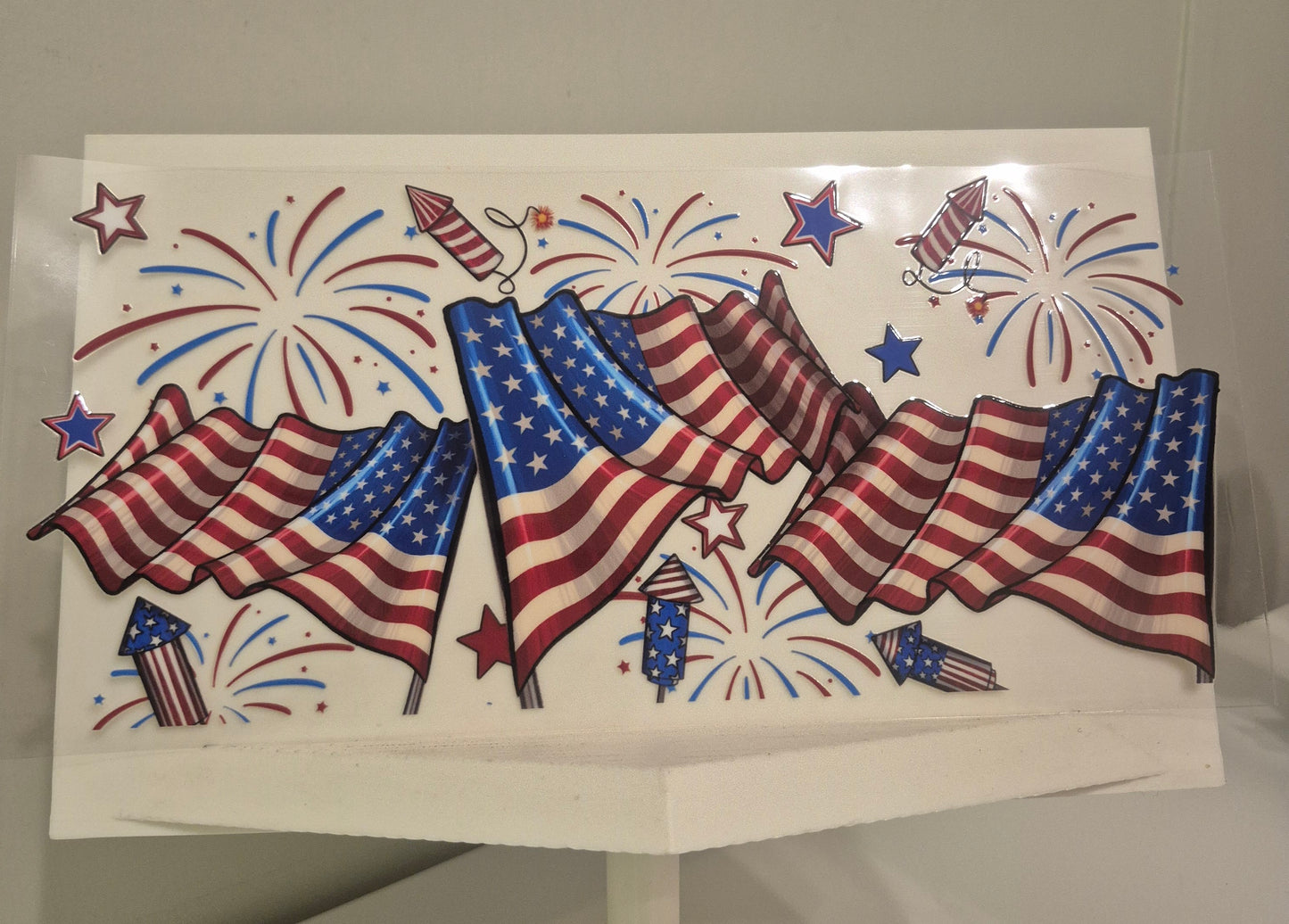 American flags