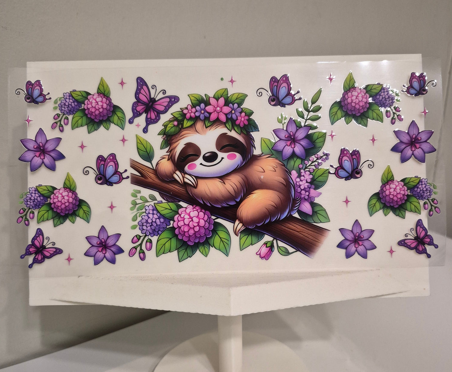 Sloth (Purple Floral)