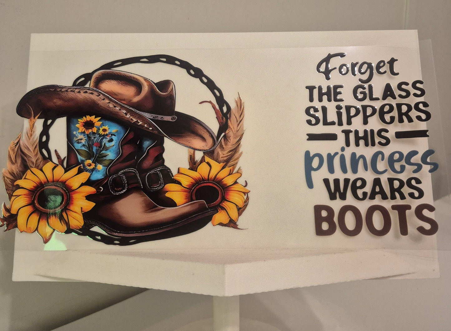 "Forget the glass slippers this princess wears boots"