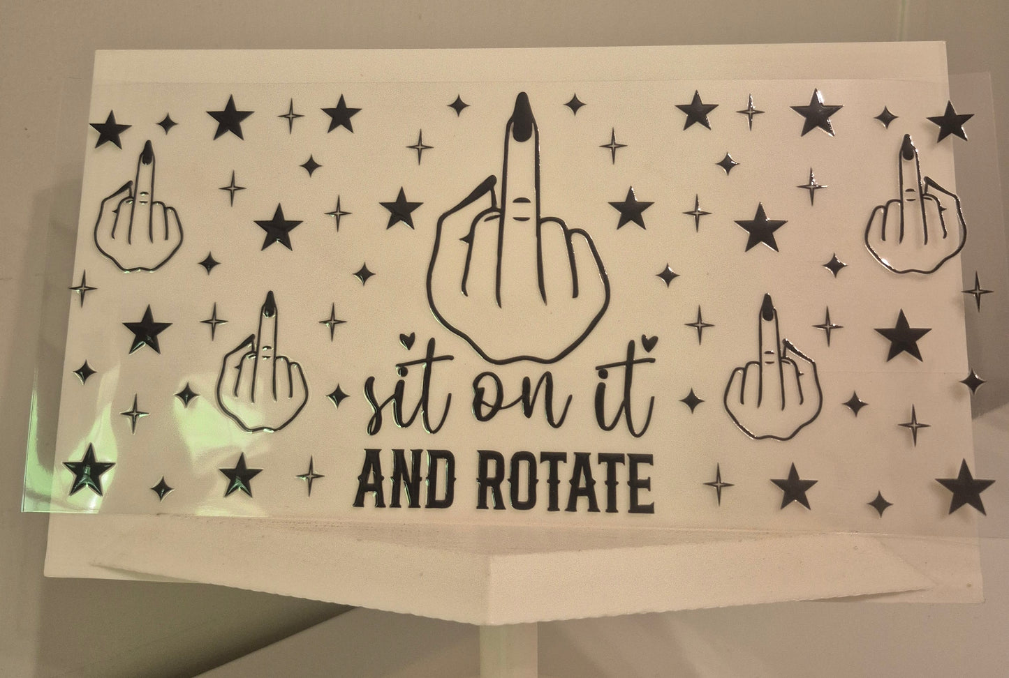 Sit on it and rotate