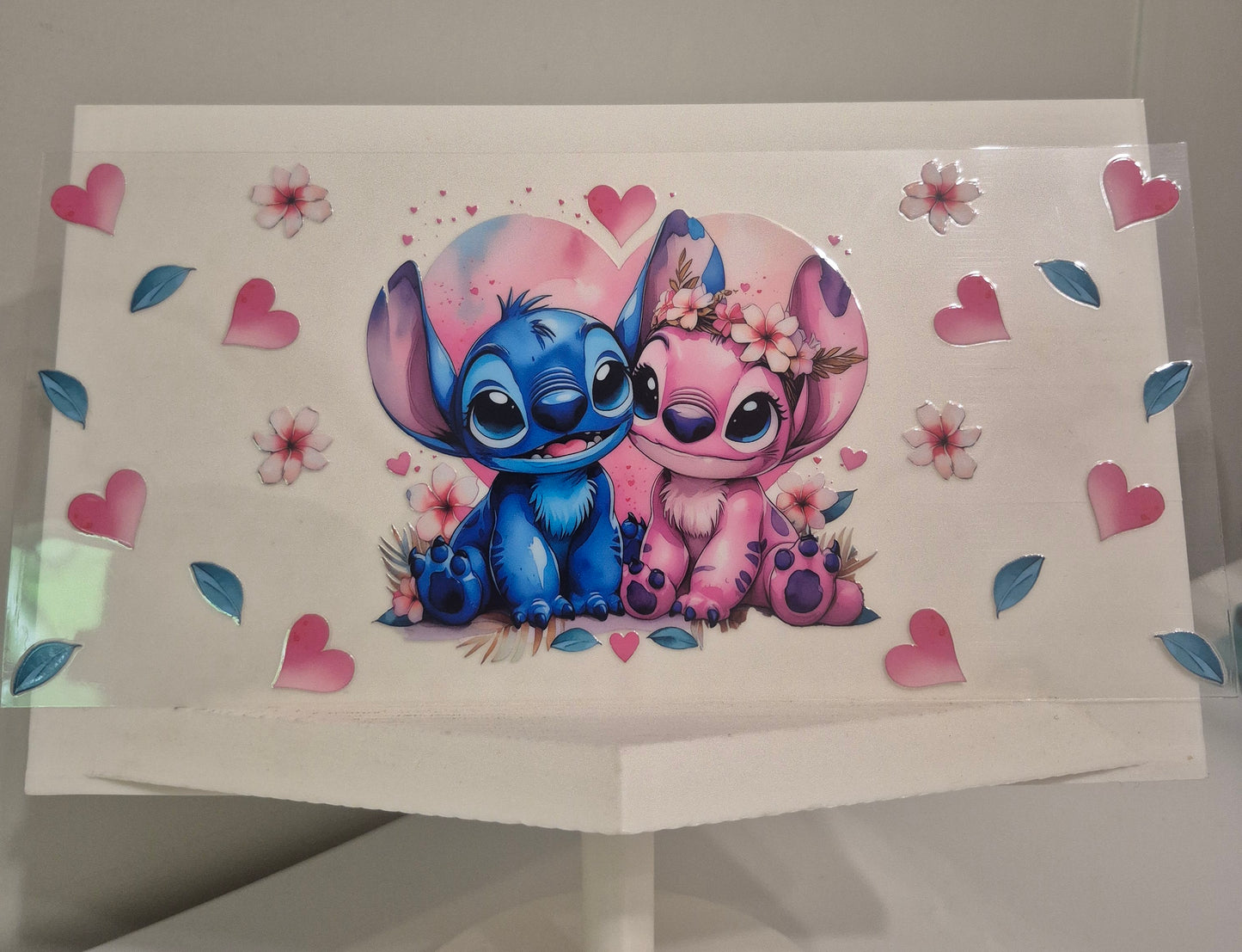Blue Alien and angel