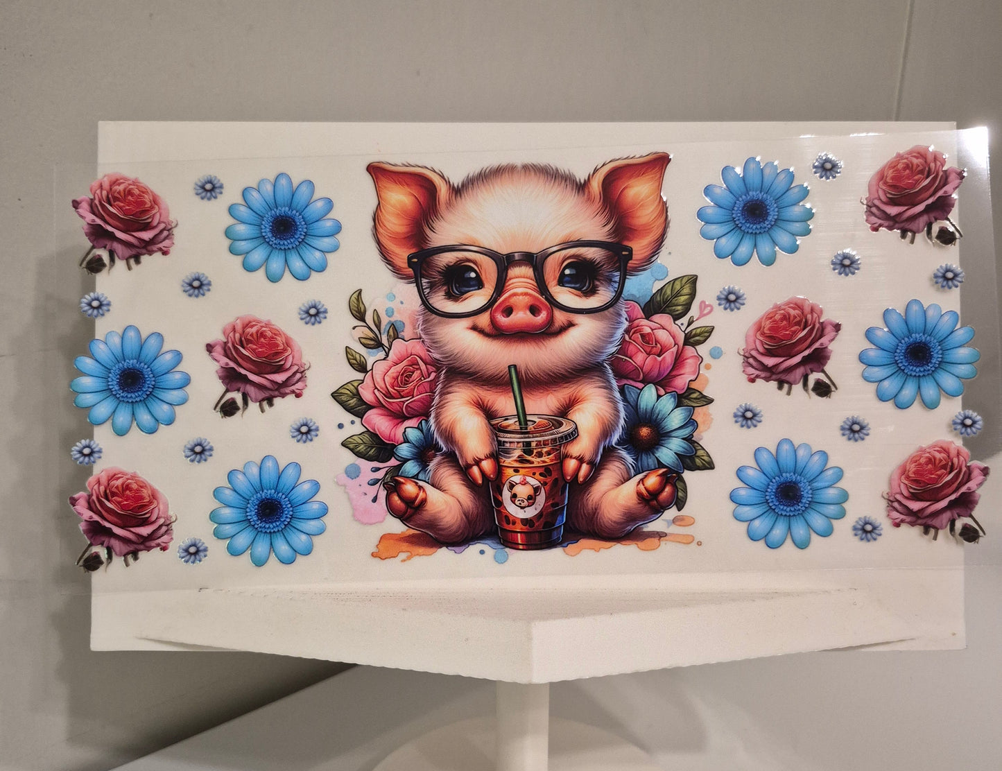 Pig (Blue/coffee)